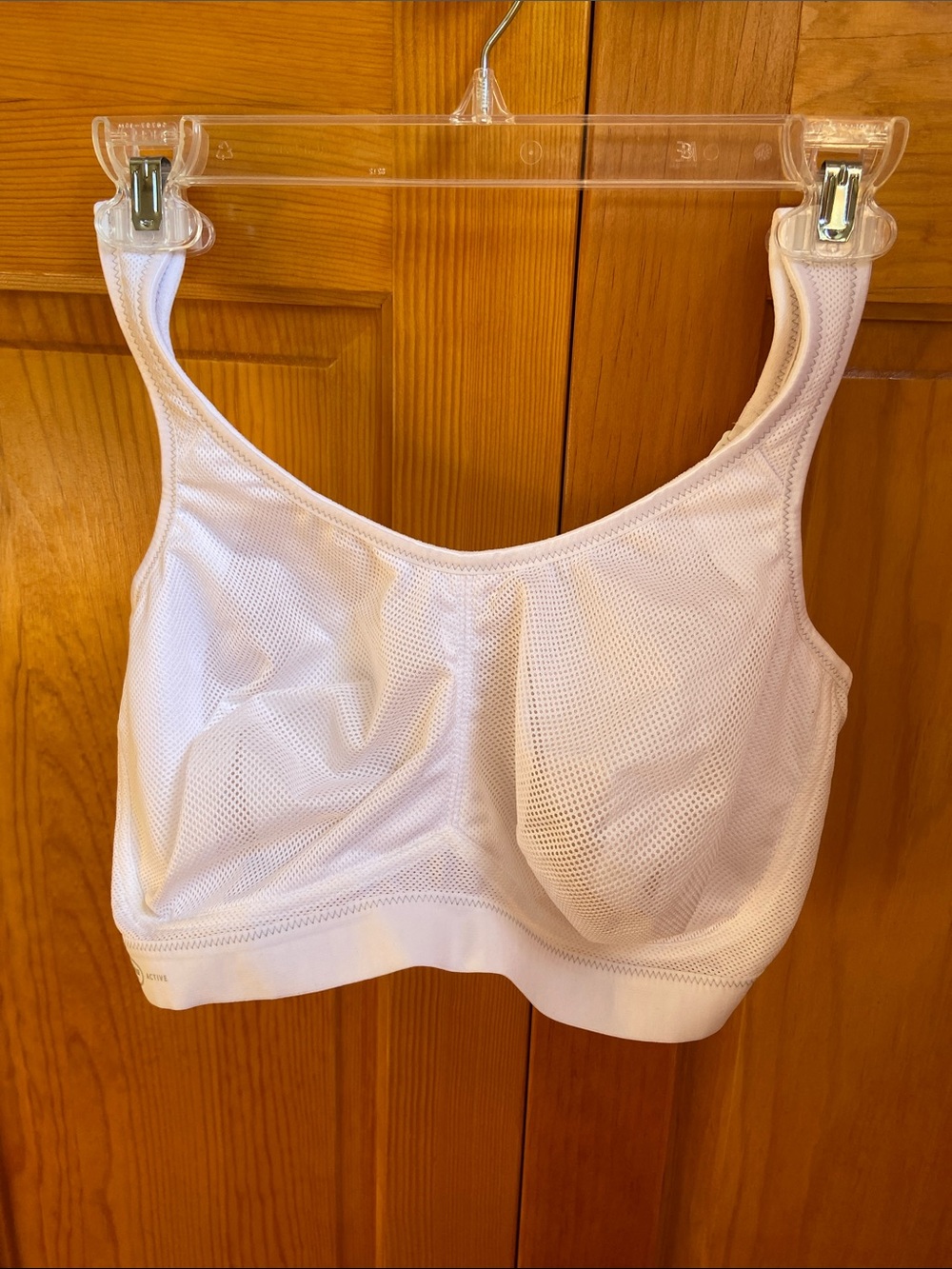 Anita White Mesh Wireless Sports Bra